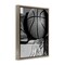 Stupell Industries Basketball Sport Still Life Framed Floater Canvas Wall Art Design by Daphne Polselli